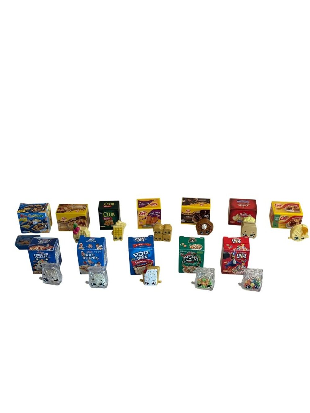 Shopkins Real Littles Lot Cereal Waffles Froot Loops Applejacks Pop Tarts Etc.